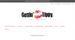 Desktop Screenshot of gettinlippy.com